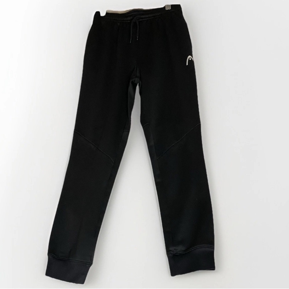 Head Black Sweatpants Mens Sz Small Jogger Stretch Pickleball Tennis‎ Activewear